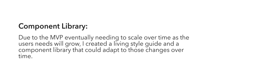 Component Library — a living style guide and component library built to scale with users' growing needs